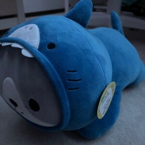 Cat in Shark Onesie Plushie